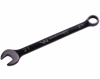 Klucz płasko-oczkowy 21 mm. CrV standard ASME B107-2010 Waryński