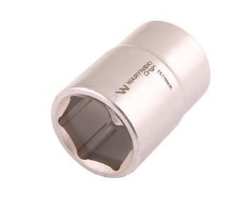 Nasadka sześciokątna 3/4". 27 mm. CrV50BV30. DIN 3124. Waryński