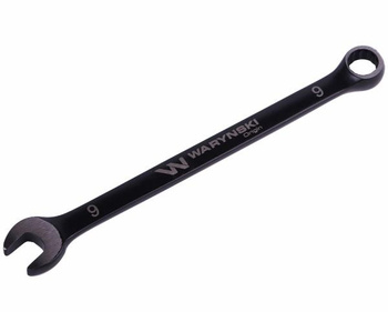 Klucz płasko-oczkowy 9 mm. CrV standard ASME B107-2010 Waryński