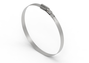 Opaska zaciskowa wzmocniona 140-160 ślimakowa (obejma W2 - stal nierdzewna) szerkość 12mm TEGER ( sprzedawane po 10 )