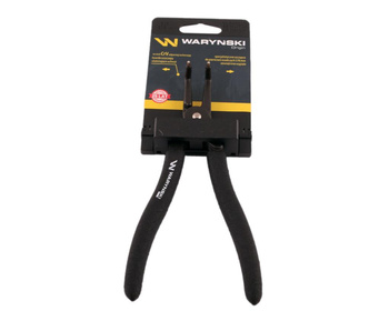 Specjalistyczne szczypce do pierścieni osadczych 178 mm zewnętrzne wygięte Waryński