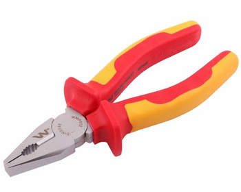Szczypce izolowane, uniwersalne 160 mm. .VDE. Waryński