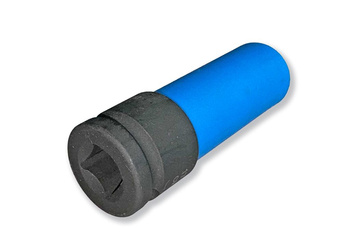 Nasadka udarowa 1/2 ze stali CrMo 17mm z magnesem i osłoną do felg aluminiowych Waryński