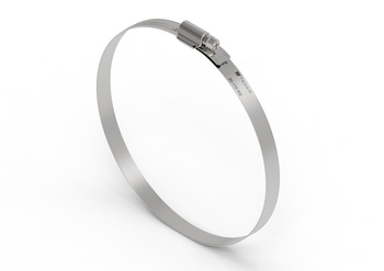 Opaska zaciskowa wzmocniona 90-110 ślimakowa (obejma W2 - stal nierdzewna) szerkość 12mm TEGER ( sprzedawane po 10 )