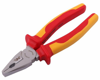 Szczypce izolowane, uniwersalne 200 mm. VDE. Waryński