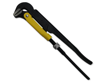 Szczypce nastawne 1" szwedzkie do rur szczęki typ 90° o rozstawie max 40mm długość 320mm Waryński