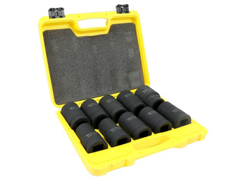 Zestaw nasadek udarowych długich 1" 10 el. Waryński