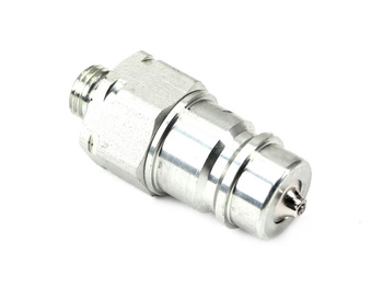 Szybkozłącze hydrauliczne wtyczka M14x1.5 gwint zewnętrzny EURO (ISO 7241-A) z eliminatorem ciśnienia Waryński