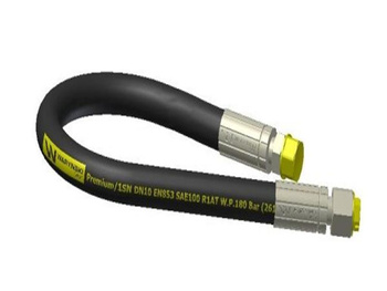 Przewód hydrauliczny 180 bar gwint M18x1.5 proste L-1300mm DN10-1SN (AB-10-1300; P11P21) 18MPa Waryński