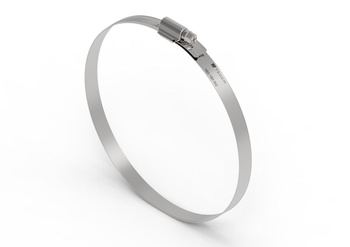 Opaska zaciskowa wzmocniona 160-180 ślimakowa (obejma W2 - stal nierdzewna) szerkość 12mm TEGER ( sprzedawane po 10 )