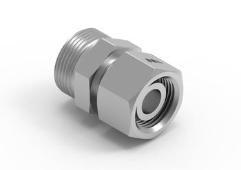 Złączka hydrauliczna metryczna AB (XKOR) A-M14x1.5 08L / B-M16x1.5 10L Waryński ( sprzedawane po 2 )