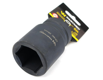 Nasadka udarowa sześciokątna 1"długa. 38 mm. CrMo. DIN 3129 Waryński