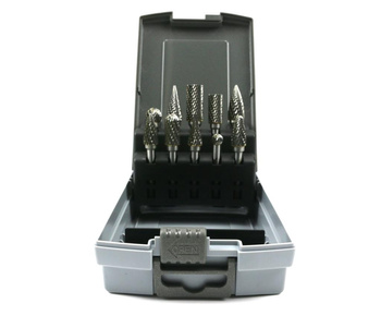 Zestaw frezów z węglika wolframu do stali 10 szt Waryński