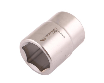 Nasadka sześciokątna 3/4". 28 mm. CrV50BV30. DIN 3124. Waryński