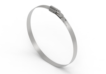 Opaska zaciskowa wzmocniona 100-120 ślimakowa (obejma W2 - stal nierdzewna) szerkość 12mm TEGER ( sprzedawane po 10 )