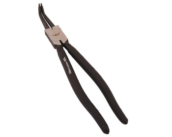 Szczypce do pierścieni osadczych 300 mm wewnętrzne wygięte Waryński