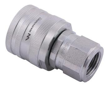 Szybkozłącze hydrauliczne skręcane wtyczka G1/2"BSP gwint wewnętrzny 300bar Waryński