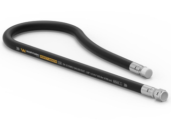 Przewód hydrauliczny gładki z uszczelnieniem - 330 bar gwint M18x1.5 proste L-1140mm DN10-2SN (AB-10-1140; P11P21)  Bizon (5040/32/080/0) 33MPa Waryński