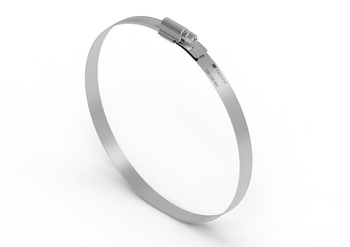 Opaska zaciskowa wzmocniona 130-150 ślimakowa (obejma W2 - stal nierdzewna) szerkość 12mm TEGER ( sprzedawane po 10 )