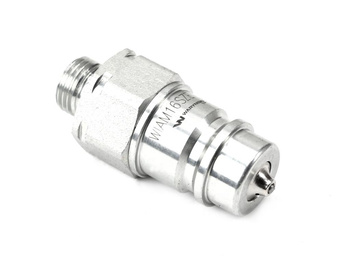Szybkozłącze hydrauliczne wtyczka M16x1.5 gwint zewnętrzny EURO (9100816W) (ISO 7241-A) z eliminatorem ciśnienia Waryński