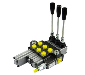 Rozdzielacz hydrauliczny 3-sekcyjny max przepływ 40L 1-sekcja pływająca  Waryński