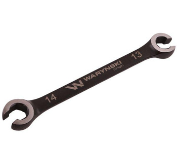 Klucz płasko oczkowy otwarty 13 x 14. Waryński