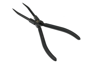 Specjalistyczne szczypce z długimi szczękami do pierścieni osadczych  8" wewnętrzne proste Waryński