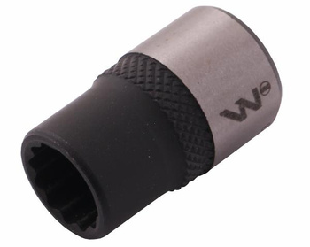 Nasadka dwunastokątna 3/8". 10 mm. CrV50BV30. DIN 3124. Waryński