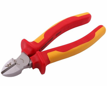 Szczypce izolowane, boczne, 160 mm. VDE. Waryński