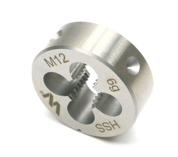 Narzynka przemysłowa M12 ze stali HSS DIN22568 Warynski