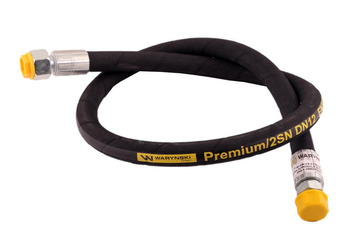 Przewód hydrauliczny 275 bar gwint M22x1.5 proste L-1100mm DN12-2SN (AB-13-1100; P11P21) Cyklop (7214/07-099/0)  27.5MPa Waryński