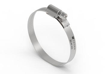 Opaska zaciskowa 30-45 ślimakowa (obejma W2 - stal nierdzewna) szerkość 9mm (blister) TEGER ( sprzedawane po 6 )