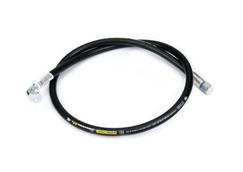 Przewód hydrauliczny gładki z uszczelnieniem - gwint M18x1.5 prosta/90 stopni (kolanko) L-1500mm DN10-1SN (AK-10-1500; P11P12) 18.0MPa Waryński