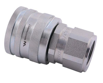Szybkozłącze hydrauliczne skręcane wtyczka G3/4"BSP gwint wewnętrzny 250bar Waryński
