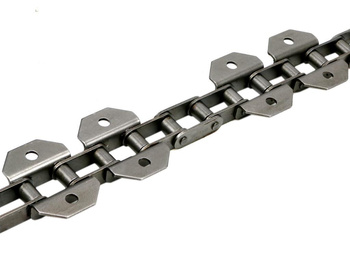 Łańcuch podajnika pochyłego 38.4VB łapka K1 co 2 i co 4 ogniwa 5m Waryński