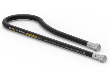 Przewód hydrauliczny gładki z uszczelnieniem - 160 bar gwint M22x1.5 proste L-3000mm DN12-1SN (AA-13-3000; P11P11) 16.0MPa Waryński