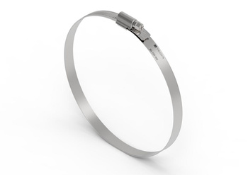 Opaska zaciskowa wzmocniona 80-100 ślimakowa (obejma W2 - stal nierdzewna) szerkość 12mm TEGER ( sprzedawane po 10 )