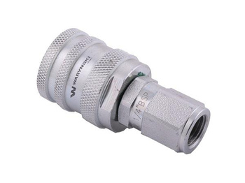 Szybkozłącze hydrauliczne skręcane wtyczka G1/4"BSP gwint wewnętrzny 350bar Waryński
