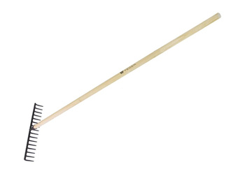 Grabie metalowe 16 zębne na drewnianym trzonku / TEGER