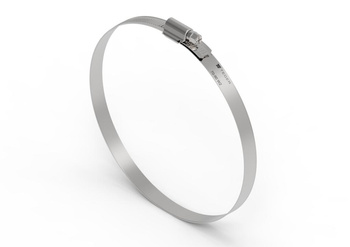 Opaska zaciskowa wzmocniona 70-90 ślimakowa (obejma W2 - stal nierdzewna) szerkość 12mm TEGER ( sprzedawane po 25 )