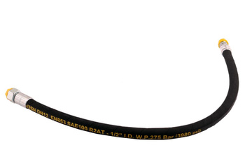 Przewód hydrauliczny 275 bar gwint M22x1.5 proste L-800mm DN12-2SN 7214/07-082/0 . 7214/07-083/0 Cyklop (AB-13-800; P11P21)  27.5MPa Waryński