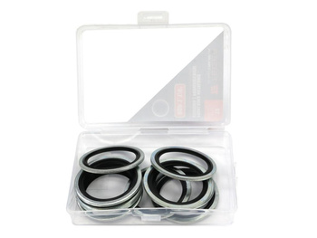 Podkładka metalowo gumowa z prowadzeniem BSP 1.1/4" TEGER ( sprzedawane po 10 )