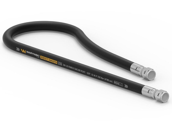 Przewód hydrauliczny gładki z uszczelnieniem - 330 bar gwint M18x1.5 proste L-850mm DN10-2SN Tur (AA-10-850; P11P11) 33MPa Waryński
