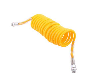 Przewód spiralny M-16x1.5 4.5m żółty POLMO