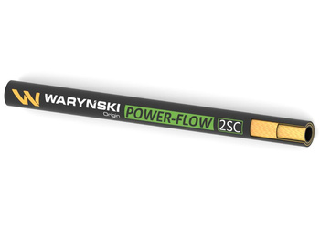 Wąż hydrauliczny do zakuwania POWER-FLOW 2SC DN32 2-oplotowy 125 Bar Waryński (sprzedawany po 10m)