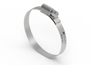 Opaska zaciskowa 16-25 ślimakowa (obejma W2 - stal nierdzewna) szerkość 9mm TEGER ( sprzedawane po 50 )