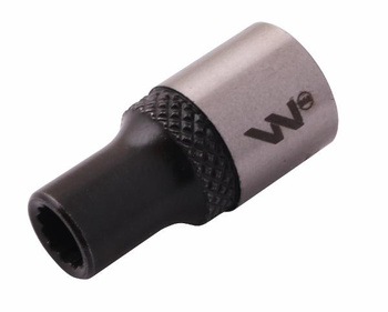 Nasadka dwunastokątna 1/4". 5 mm. CrV50BV30. DIN 3124. Waryński