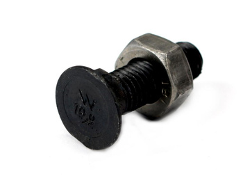 Śruba kpl. płużna dwunoskowa większy łeb M12x45 mm kl.12.9 Waryński ( sprzedawane po 25 )