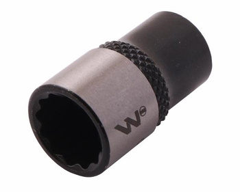 Nasadka dwunastokątna 1/4". 9 mm. CrV50BV30. DIN 3124. Waryński