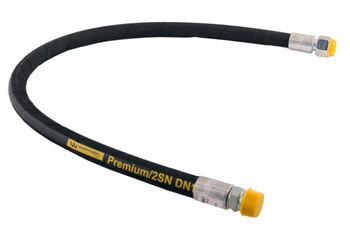 Przewód hydrauliczny 275 bar gwint M22x1.5 proste L-900mm DN12-2SN (AB-13-900; P11P21)  27.5MPa Waryński